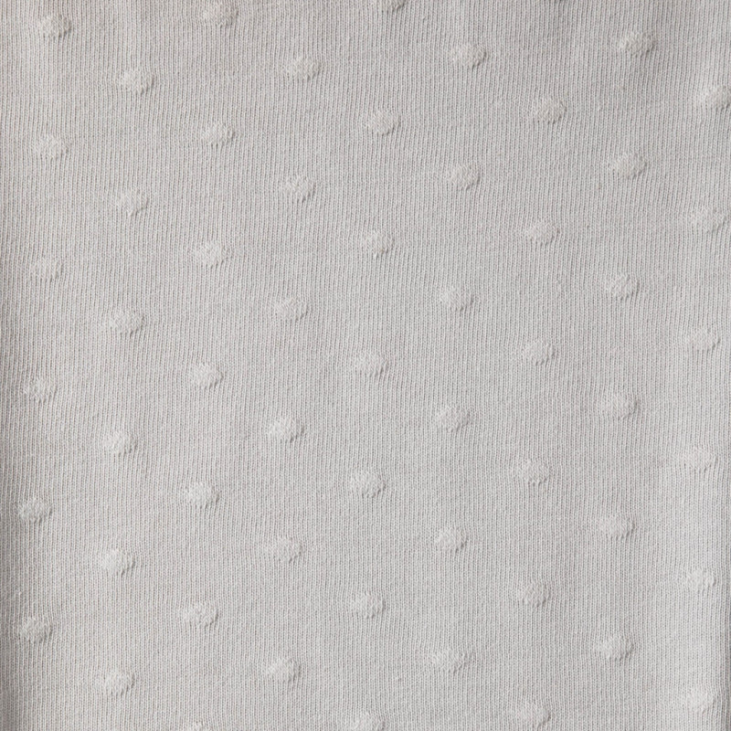 Polka Dot Textured Jersey POISRELIEF Light Gray / Light Gray